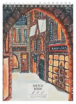 Скетчбук "Косая аллея", А4, 60 листов