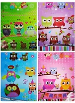 Папка-конверт А4 на кнопке "Owls"