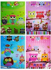 Папка-конверт А4 на кнопке "Owls"