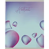 Тетрадь в клетку Listoff, "Абстракция", 96 листов, в ассортименте