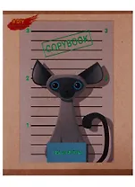 Тетрадь в клетку Paper Art, "DIY Collection. Коты бандиты", 48 листов, в ассортименте