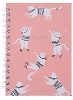 Тетрадь в клетку Listoff, "Графика. Кошки-балерины", 80 листов