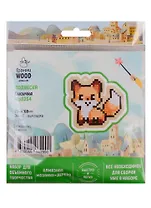 Набор для объемного творчества "Гранни Wood" Алмазная мозаика Подвеска Лисичка (Wp0254) (73х68) (упаковка)