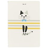 Тетрадь в линейку AnAn, The cat, 40 листов, в ассортименте