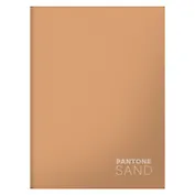 Книга для записей А5+ 96л кл. "Sand" интеграл.перепл., матов.ламин., выб.лак.