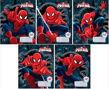 Тетрадь в линейку Academy Style «Spider -man» в ассортименте, 12 листов