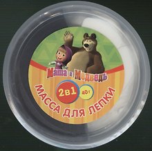 Масса для лепки Маша и Медведь (SD0113-DISPLAY) (175823) (2в1) (40г.) (Играем вместе) (банка)