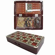 Набор настольных игр (нарды, шахматы, шашки), 20х40 см (587187)