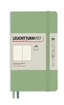 Записная книжка A6, 61 лист в точку "Classic", мягкая обложка, шалфей, Leuchtturm1917