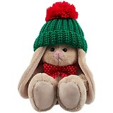 Мягкая игрушка Зайка Ми в зеленой шапке В1(15 см) (SidX-437)