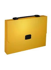 Портфель "Neon" пластик, желтый, Erich Krause