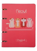 Тетрадь на кольцах в клетку Unnika, "Cute & Funny. Meow", 100 листов
