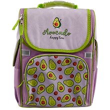 Ранец «Avocado», 1–4 класс, эргономичная спинка, 1 отделение, 3 кармана, 37×28×21 см, полиэстер, ArtSpace
