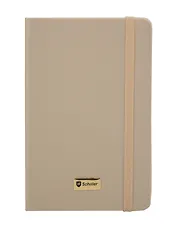 Записная книжка А6- 70л кл. "Universal" желт.металлик, инт.переплет, Schiller