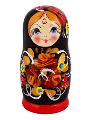 Матрешка 3 в 1 (Цветы, Эскиз 01, Розы) (М03110301)