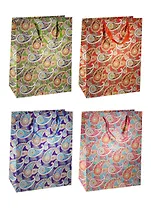 Пакет подарочный бумажный А3 42*32*11.5 "Огурцы", жен., мат. ламинат, Kairui