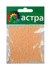 Набор д/творчества АСТРА Бисер 11/0 20гр 147 персиковый/жемчужный