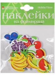 Декоративные наклейки из фоамирана Фрукты (2-546/10) (упаковка)