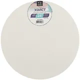 Круглый холст на картоне, 24 см