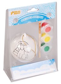 Набор для творчества Роспись шарика (972812) (+краски/3шт+кисть) (5+) (Color Puppy)
