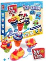 Масса для лепки Joy Doh, набор Ice-cream Set - Мороженое, доп. пресс-формы для фруктов, 10 аксессуаров, 4 баночки с тестом (4 х 50г)