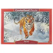 Пазл Castorland 500 эл. 47*33см. Амурский тигр B-52400