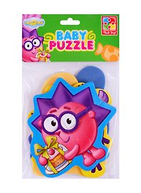 Мягкий пазл «Смешарики Совунья Ёжик Крош Кар Карыч», Vladi Toys