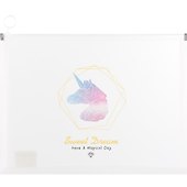 Папка на молнии A4 «Star unicorn», с расширением, в ассортименте - 0