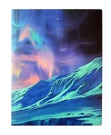 Тетрадь 80 листов в клетку "Северное сияние"