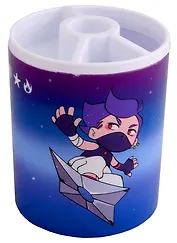 Стакан для пишущих принадлежностей "Ниндзя Чиби" пластик