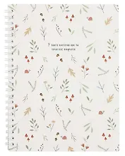 Тетрадь «Dreamland», 80 листов в клетку, листья, спираль