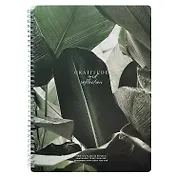 Тетрадь А4 96л кл. "Botanica", банан, карт.обл., скрепка, ламинация