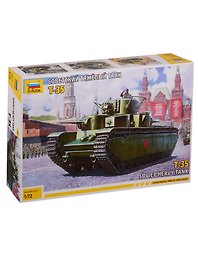 Сборная модель «Советский тяжелый танк Т-35», ZVEZDA (5061)