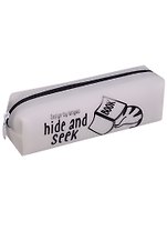 Пенал на молнии Прятки с Котом Hide and Seek (ПВХ) (20х5,5)