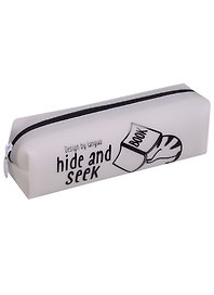Пенал на молнии Прятки с Котом Hide and Seek (ПВХ) (20х5,5)