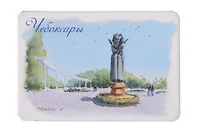 Магнит картон Памятник единению народов и культур (Чебоксары) (МК/751/002)