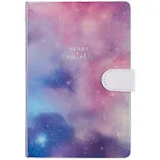 Блокнот с магнитной застежкой "Космос. Stars twinkle", 224 страницы