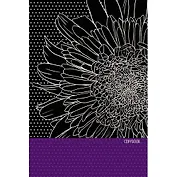 Тетрадь в клетку Unnika, "Графика. Прекрасный цветок", А5, 80 листов