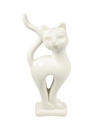 Статуэтка Кошка (4х7х17см) (фарфор) (110608)