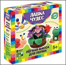 Набор Легкая масса для лепки (110-18269) (8цв) (8х8гр) (Лавка чудес)