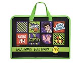 Папка для тетрадей А4 "Влад А4" 34*24,5*7см, пластик, молния, текст.ручки