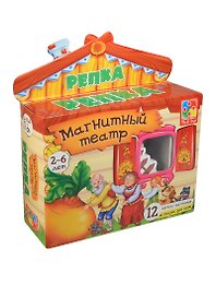 Магнитный театр «Репка», мягкие магниты + сказка, Vladi Toys