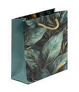 Пакет А6 12*16*6 "Листья. Basic" нейтр., бум.мат.ламинат