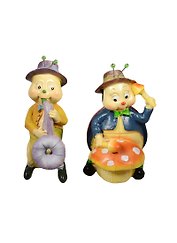 Фигурка декоративная Насекомые-музыканты (02-49-1) (16см) 2 вида