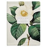 Еженедельник недат. А5 88л "Flora" бежевый, иск.кожа, интегр.переплет, нашивка с тисн.фольгой