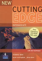 New Cutting Edge Intermediate Students Book  + CD-ROM with video + mini-dictionary