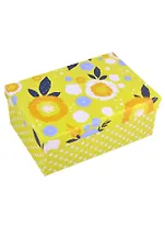 Коробка подарочная "Цветочки" 19*12.5*8см. картон