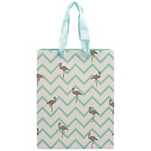 Подарочный пакет «Gold flamingo and stripes», А5 - 1