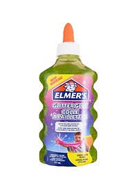 Клей для слаймов Elmers, 177 мл, с блёстками, зелёный