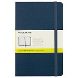 Записная книжка Moleskin Classic Medium, синяя, 120 листов, А5+
